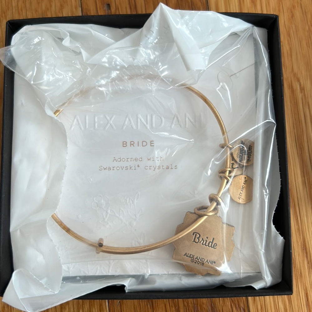 Alex and ani bride bracelet